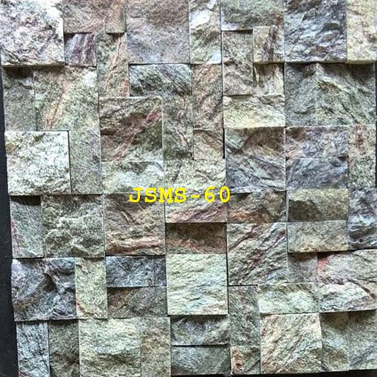 Forest Green Marble Split Stone Mosaic tiles